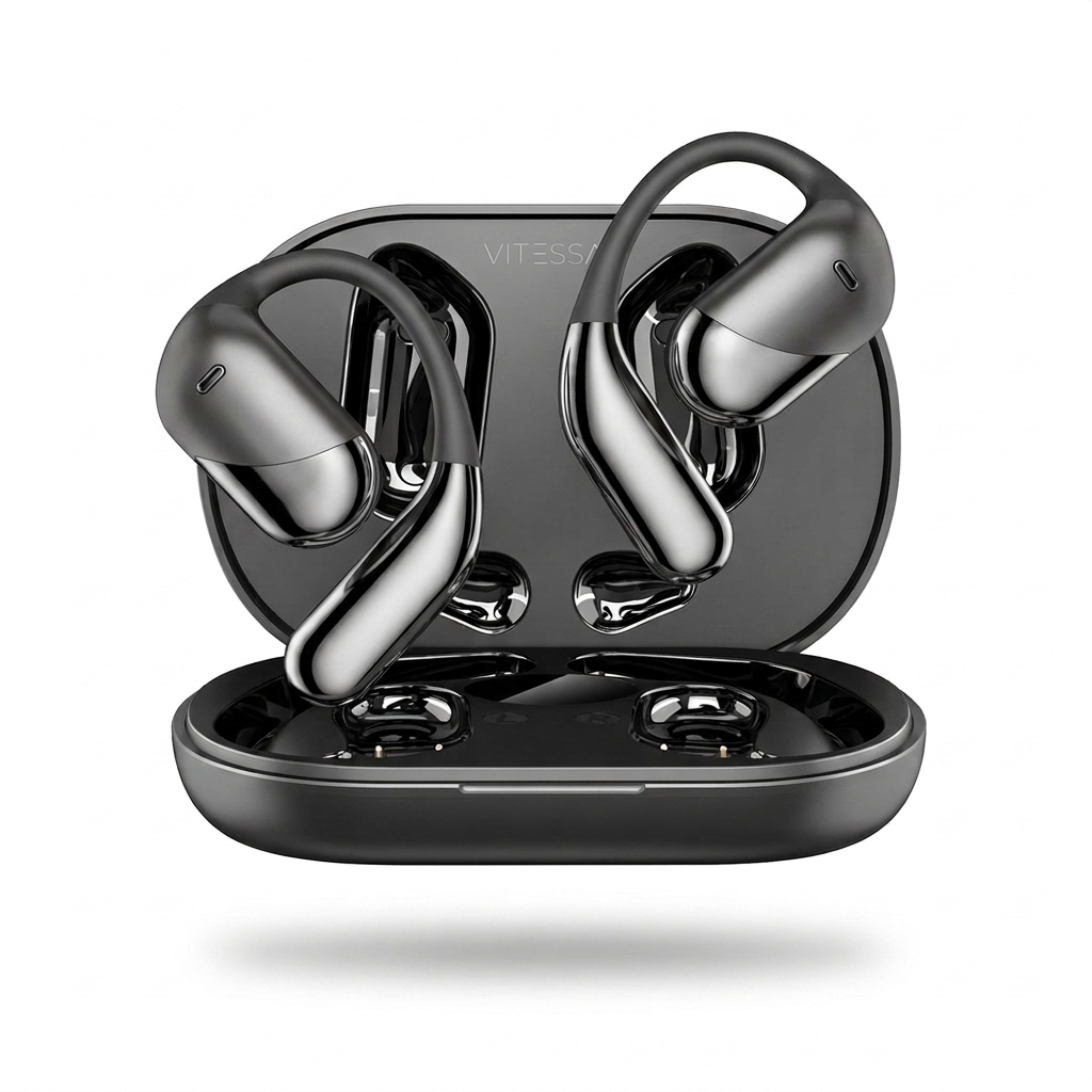 Lingo AI Earbuds case with VITESSA engraving